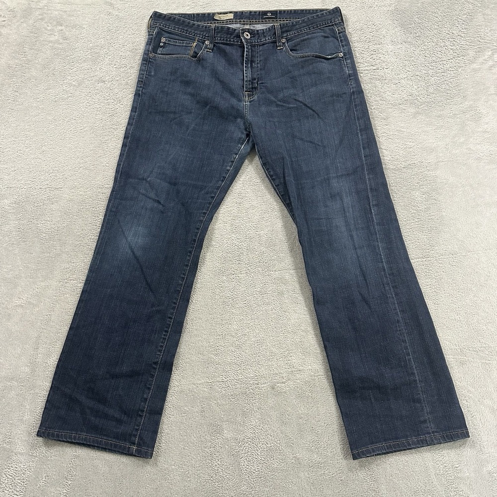 AG Adriano Goldschmied Jeans Men 38x34 The Protege Straight Leg Blue USA Made
